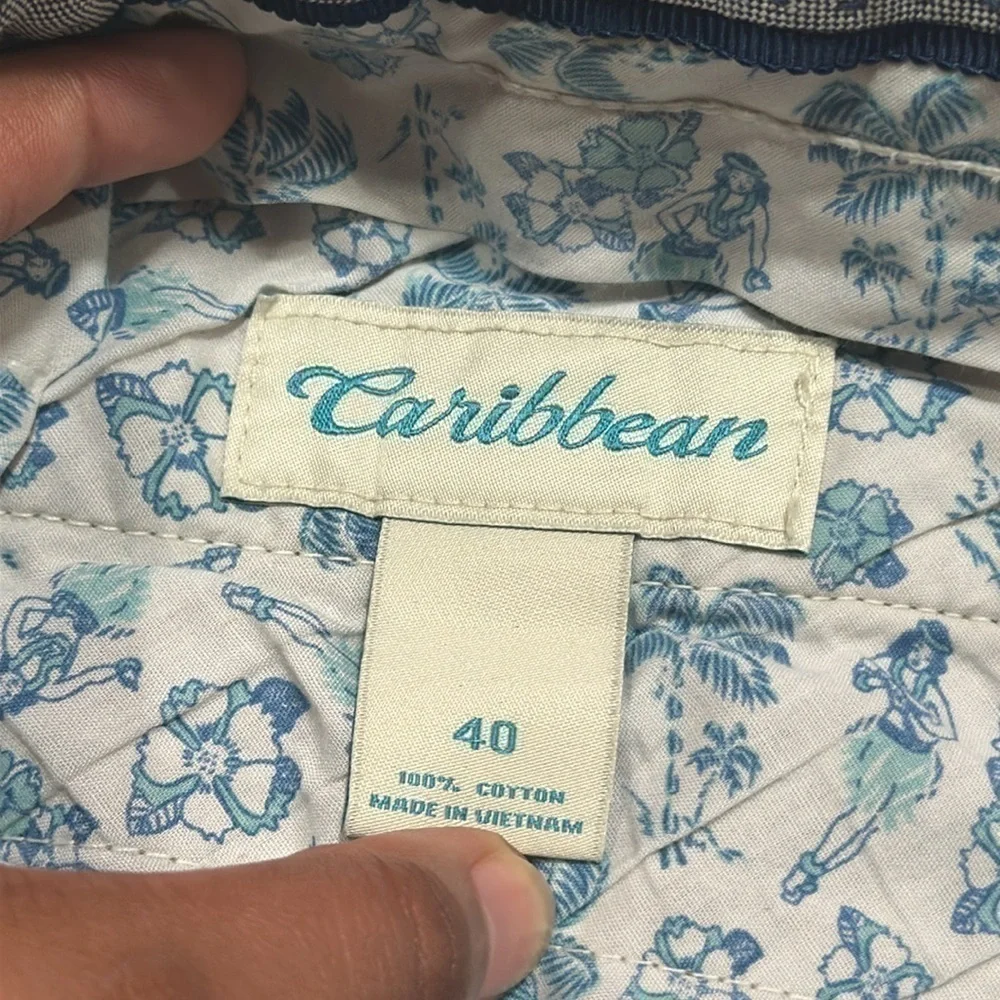 CARIBBEAN Men’s Khaki Shorts Size 40 Summer Vacation Casual NC0004